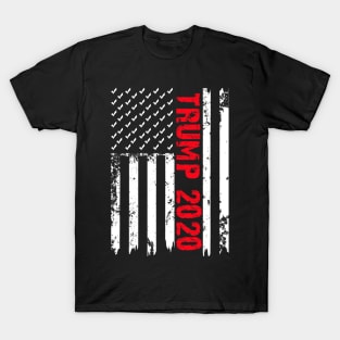 Trump 2020 American Flag T-Shirt